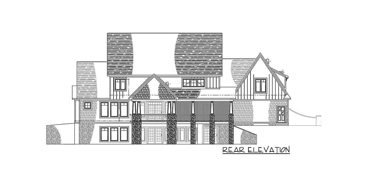 Plan 77605FB: Exclusive Farmhouse Plan for a Sloping Lot - Image #7 - Country, Traditional