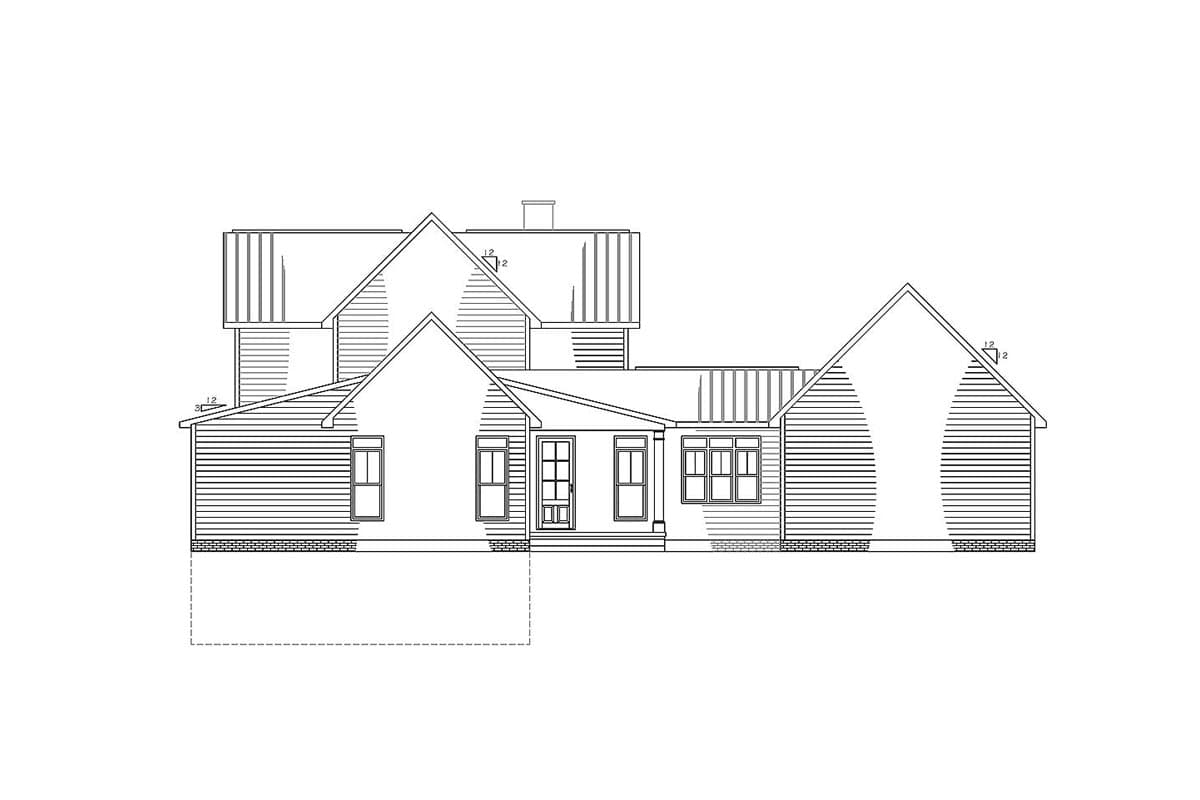 Plan 77608FB: Exclusive 3-Bed Farmhouse Plan - Image #6 - Country, Farmhouse