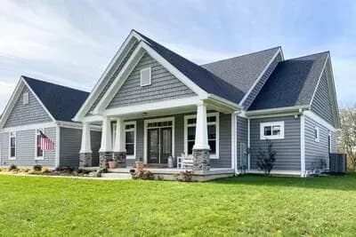 One-Story Exclusive New American House Plan