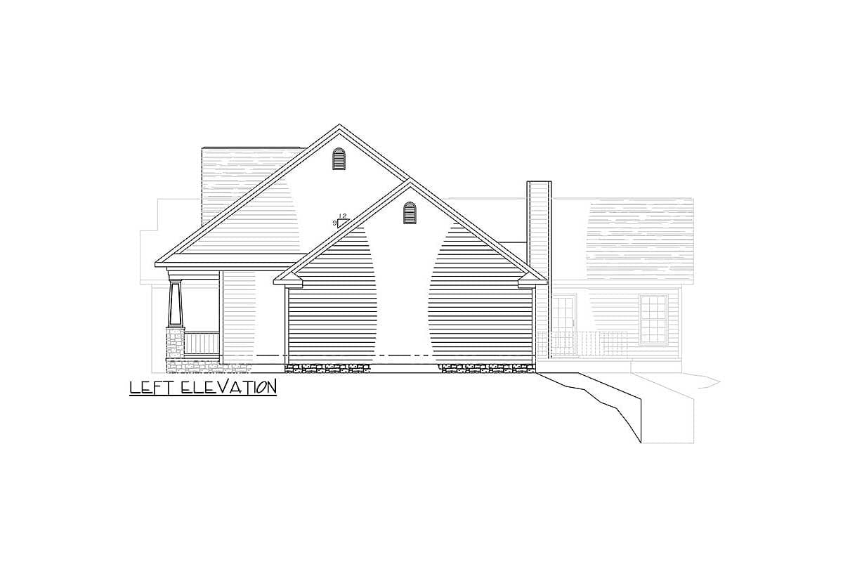Plan 77617FB: Nicely Proportioned Traditional House Plan - Image #9 - Traditional