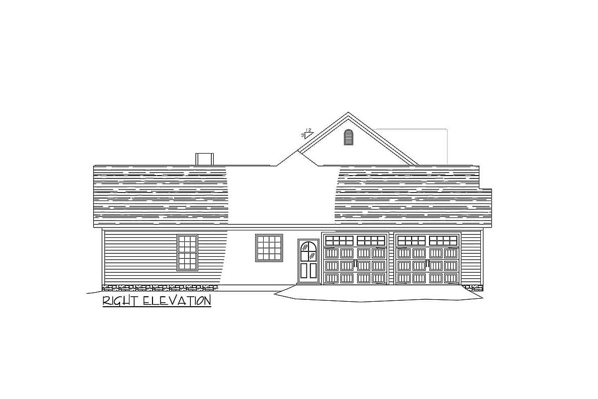 Plan 77617FB: Nicely Proportioned Traditional House Plan - Image #11 - Traditional