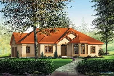 Compact One Level Home Plan