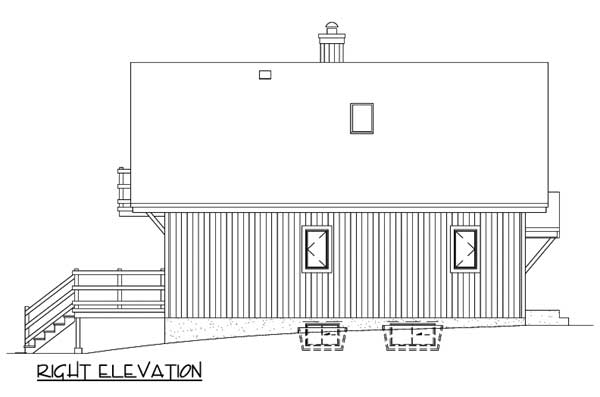 Plan 80168PM: Simple Getaway - Image #4 - Cottage, Vacation