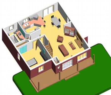 Plan 80170PM: Stone Accents - Floor Plan - Main Level - Traditional