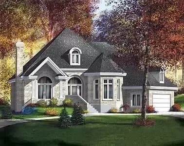 Cozy European Home Plan