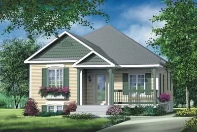 Simple Two Bedroom Cottage