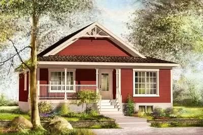 Petite One Story Cottage