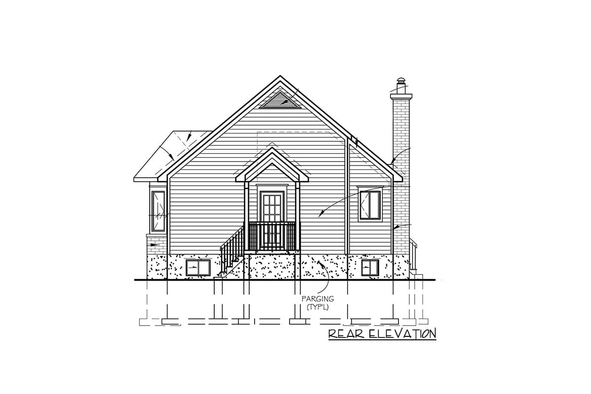 Plan 80556PM: Quaint Cottage Escape - Image #4 - Cottage