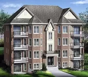 8 Family House Plan with All 2 Bed 1 Bath Units Under 1300 Square Feet