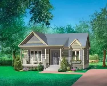 Lovely Two-Bedroom Home Plan