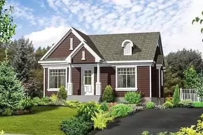 Cozy Two-Bedroom House Plan