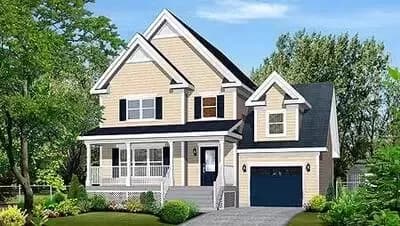 Lovely Two-Story Home Plan
