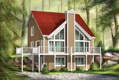 Two-Story Great Room House Plan