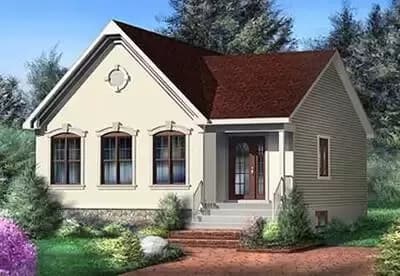 Compact Cottage Home Plan