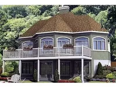 Cottage Home Plan with Views
