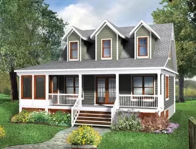 Two-Story Cottage House Plan