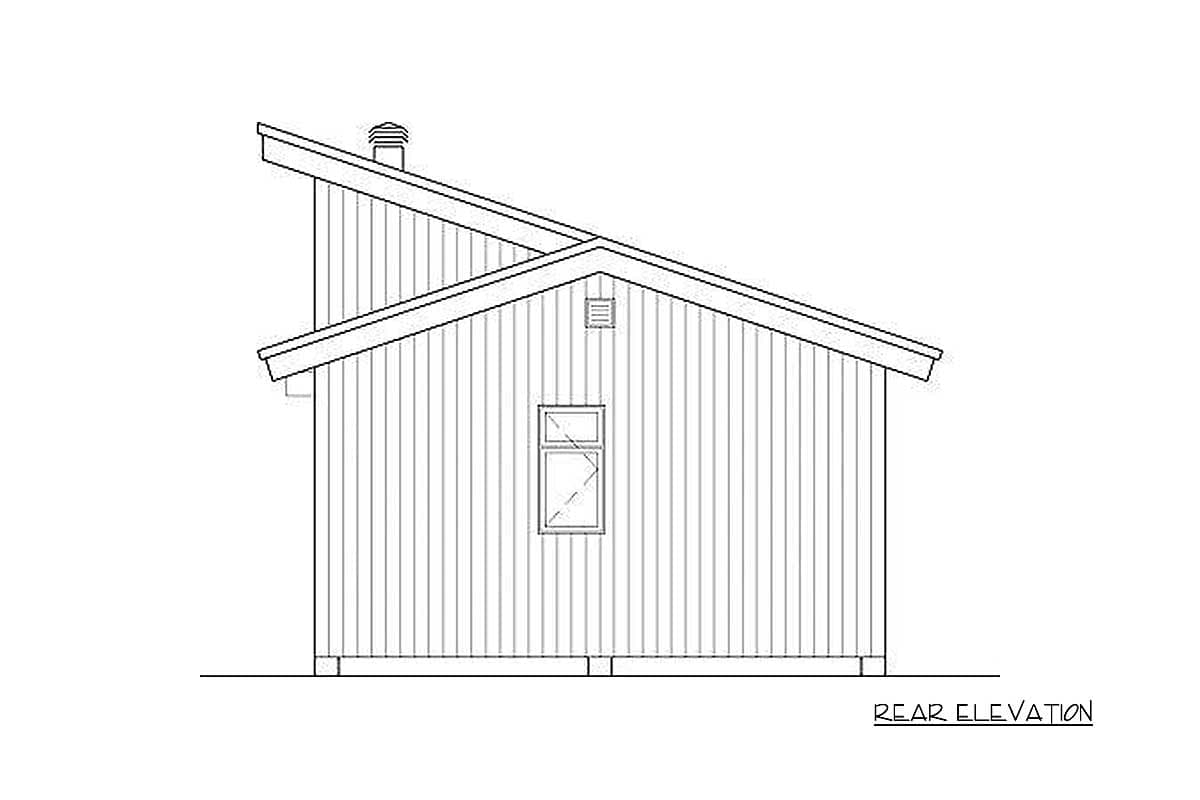 Plan 80674PM: Vacation Getaway Cottage - Image #5 - Contemporary, Cottage, Mountain, Vacation