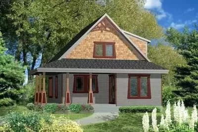 Rustic Cottage with Wrap-around Porch