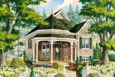 Victorian Cottage Home Plan