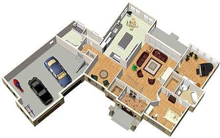 Plan 80725PM: Your Own Wine Cellar - Floor Plan - Main Level - European