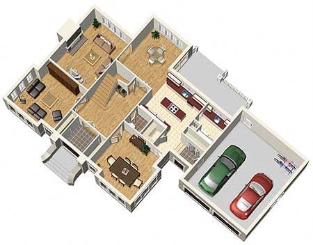 Plan 80728PM: European Lines - Floor Plan - Main Level