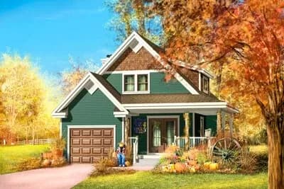Two-Story Craftsman Cottage