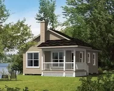 Cottage for Narrow Lot