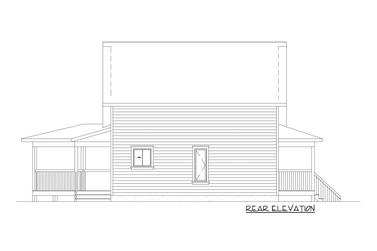 Plan 80739PM: What a Wraparound - Image #4 - Cottage, Country, Mountain, Vacation