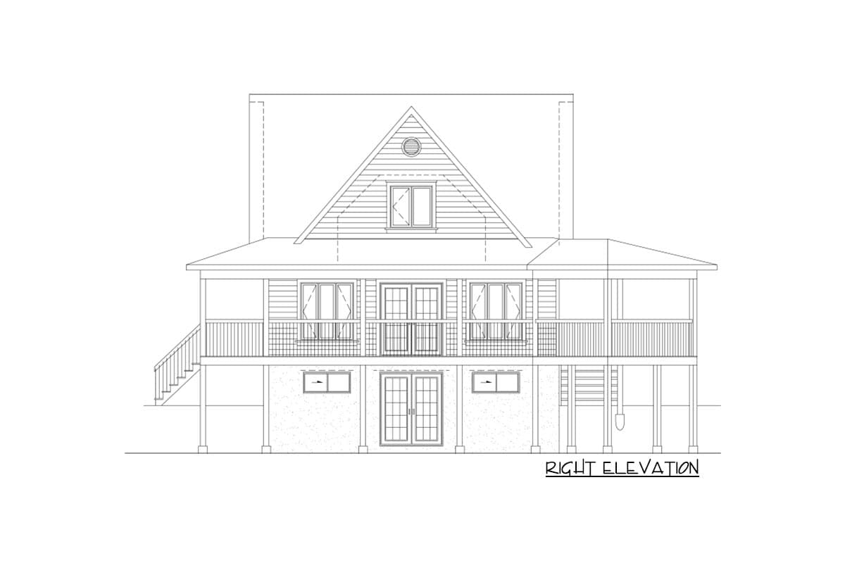 Plan 80739PM: What a Wraparound - Image #5 - Cottage, Country, Mountain, Vacation