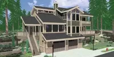 Unique Contemporary Plan