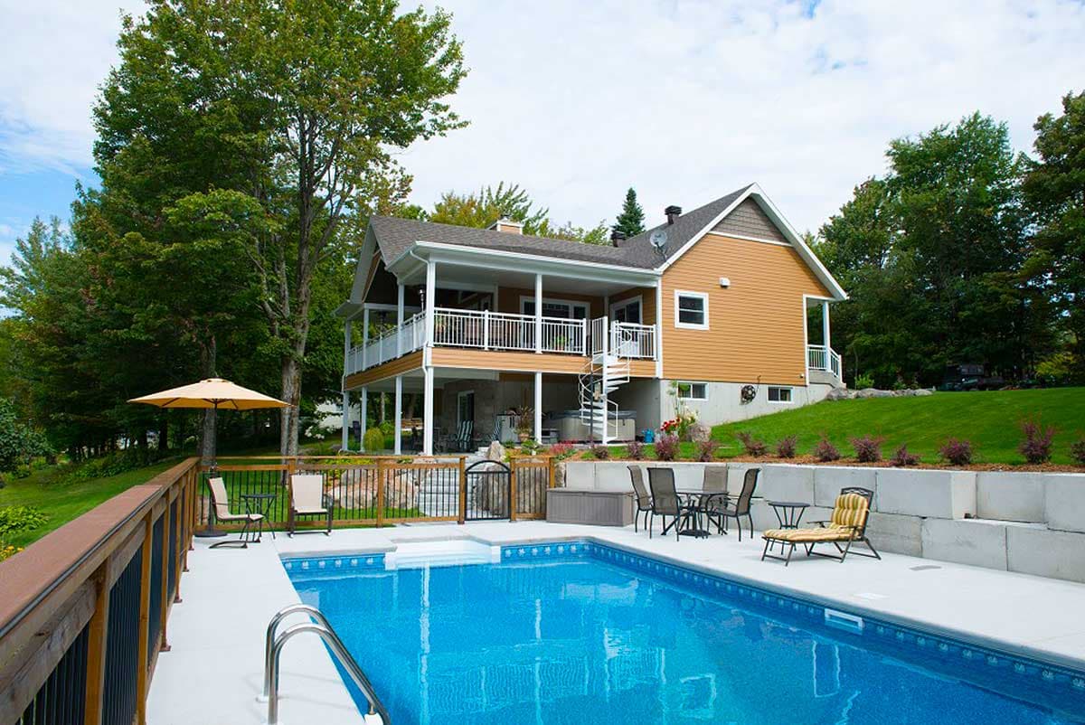Plan 80742PM: Expansive Vaulted Deck - Image #5 - Contemporary, Cottage, Mountain, Vacation