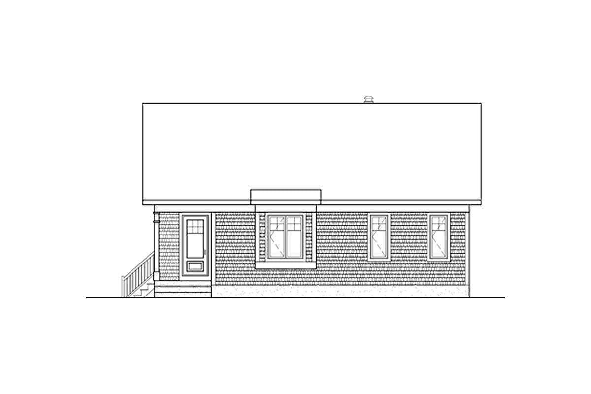 Plan 80742PM: Expansive Vaulted Deck - Image #8 - Contemporary, Cottage, Mountain, Vacation