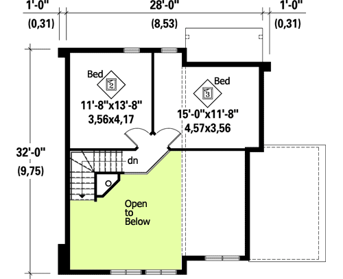 Plan 80749PM: Contemporary Marvel - Floor Plan - 2nd Floor - Contemporary, Vacation