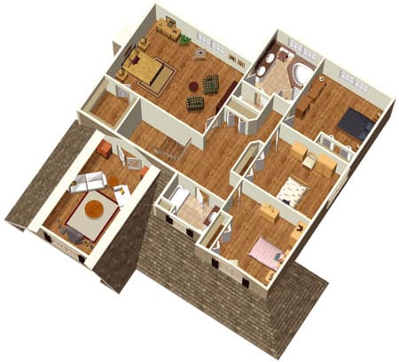 Plan 80754PM: 4 Bedroom Farmouse With Stone Facade - Floor Plan - 2nd Floor - Farmhouse, Traditional