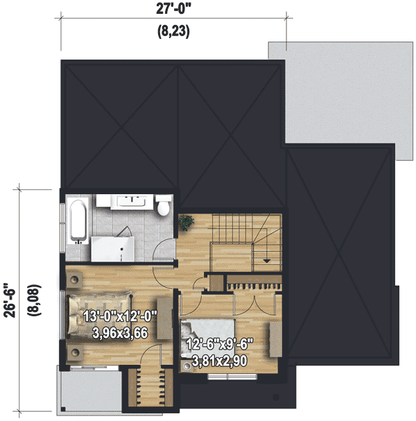 Plan 80782PM: Dynamic Contemporary House Plan - Floor Plan - 2nd Floor - Contemporary, Modern