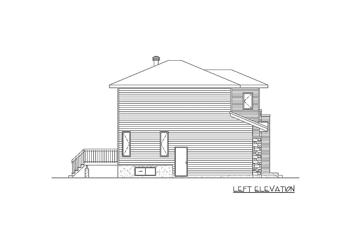 Plan 80784PM: Compact Two-Story Contemporary House Plan - Image #10