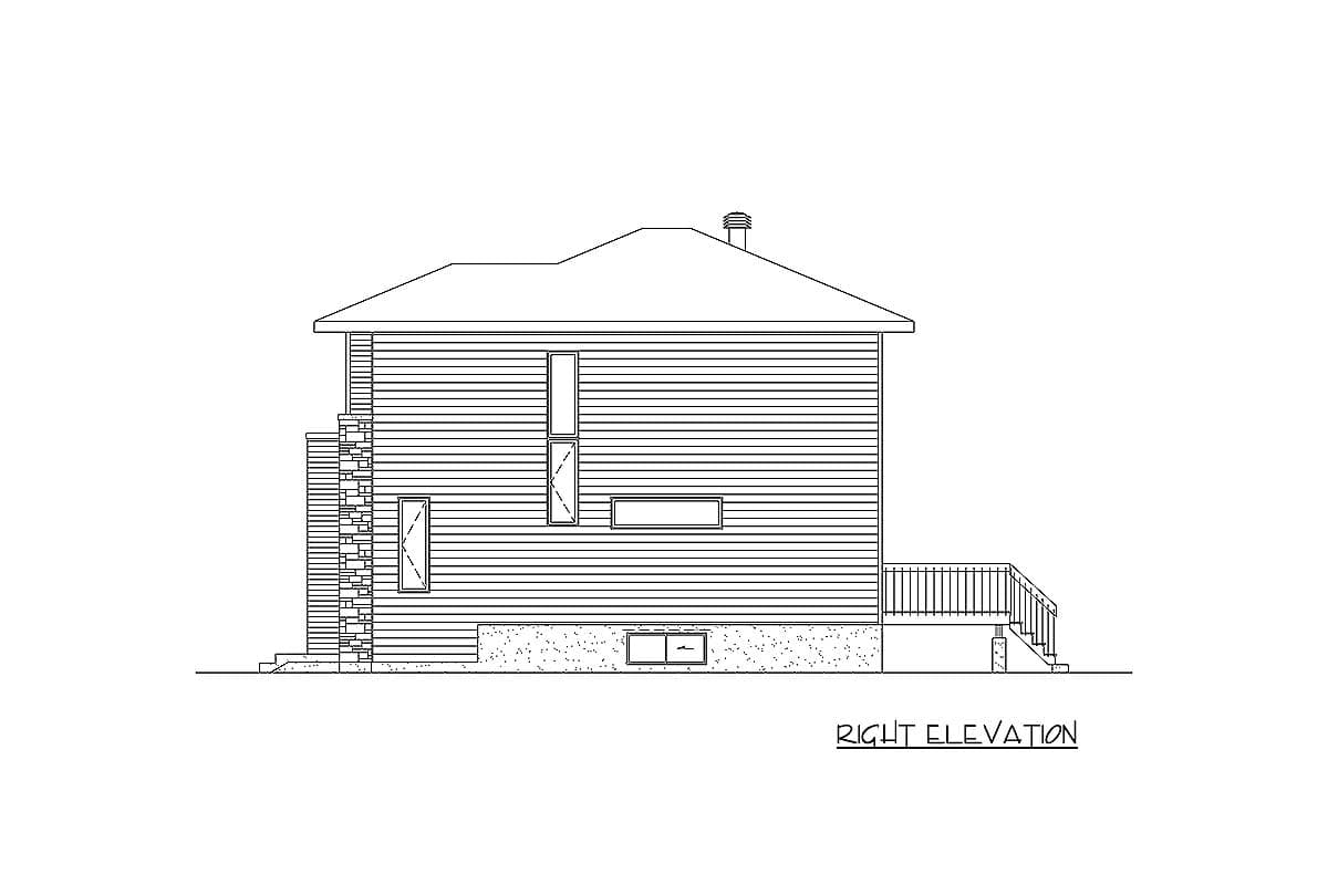 Plan 80784PM: Compact Two-Story Contemporary House Plan - Image #11