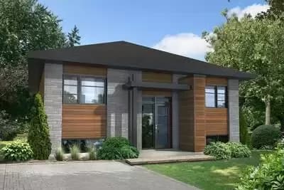 Compact Modern House Plan