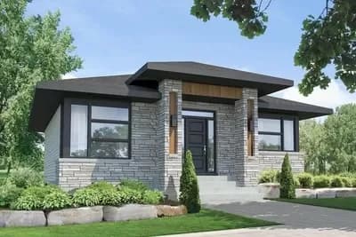 Compact Contemporary House Plan