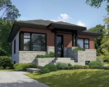 Petite Contemporary House Plan