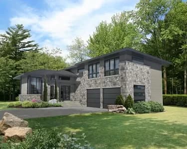 Attractive 3 Bed Contemporary House Plan