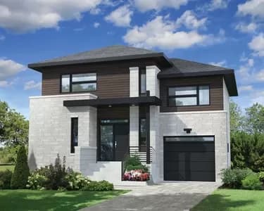 Split Level Contemporary House Plan