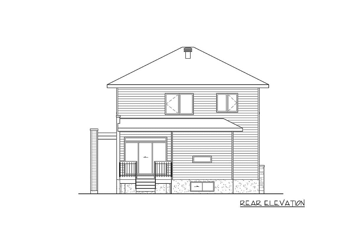 Plan 80805PM: Two Story Contemporary House Plan - Image #11 - Contemporary, Modern