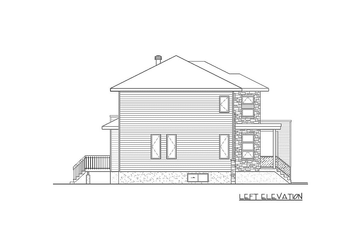 Plan 80805PM: Two Story Contemporary House Plan - Image #12 - Contemporary, Modern