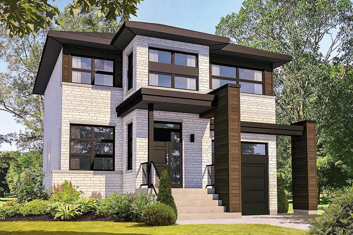 Plan 80805PM: Two Story Contemporary House Plan - Image #10 - Contemporary, Modern