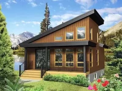 Modern Escape with Dramatic Roofline