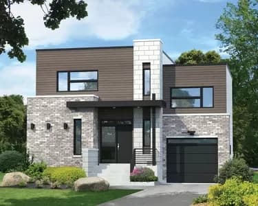 Two-Story Contemporary House Plan
