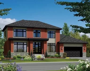 Northwest House Plan with Two-Story Foyer