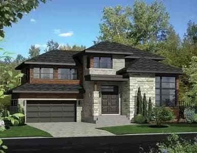 Two-Story Contemporary House Plan
