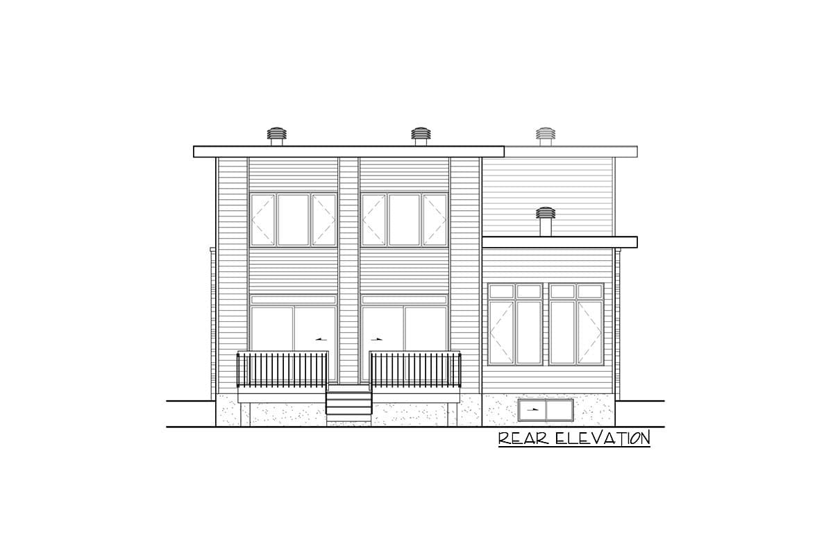 Plan 80859PM: Modern House Plan with Lots of Storage - Image #4 - Modern